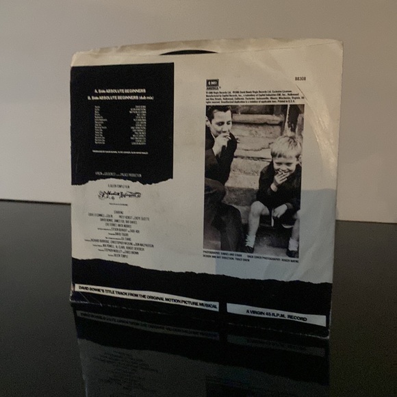 DAVID BOWIE "ABSOLUTE BEGINNERS" 1986 EMI AMERICA 45RPM PIC SLEEVE - VINYL - Picture 2 of 4